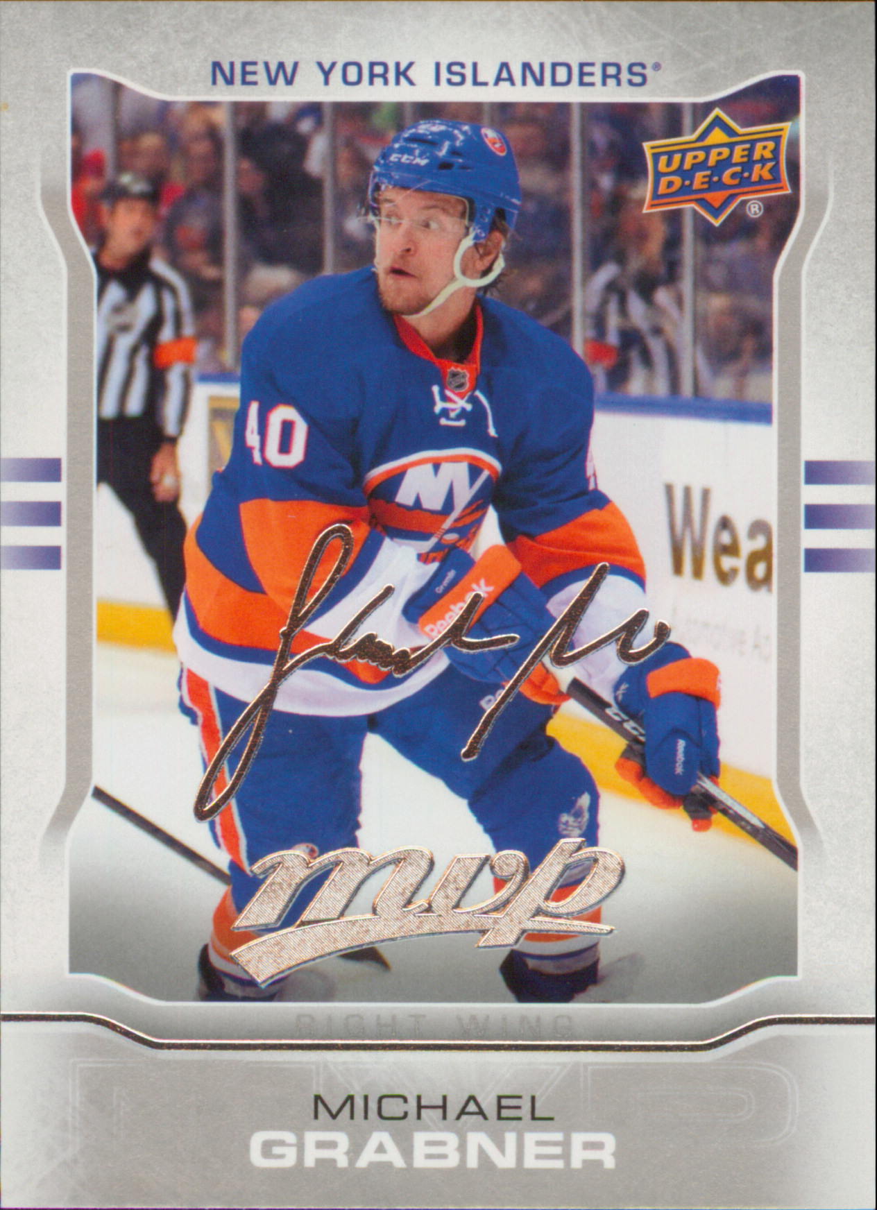 Cilver Script Card Hockey :: 2014-15 MVP - MICHAEL GRABNER #27 SILVER SCRIPTS - Card ...