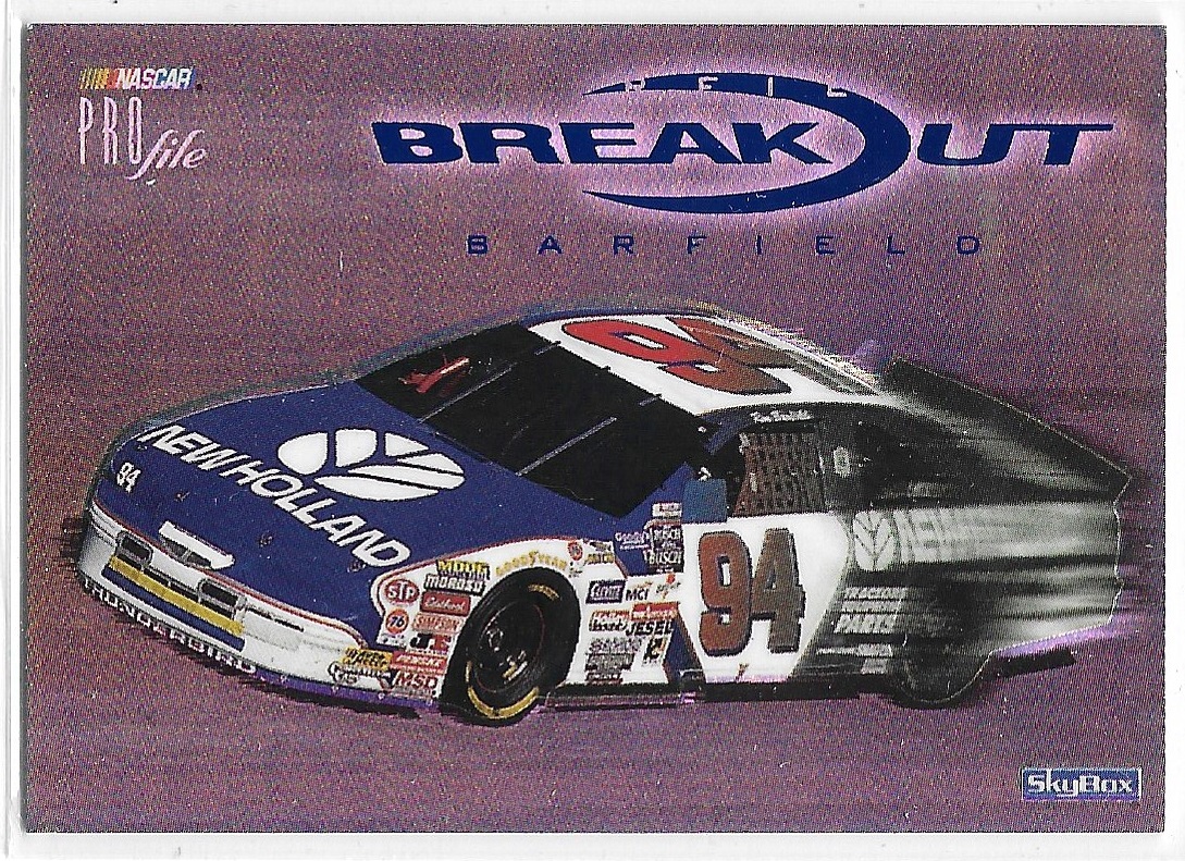 Racing :: 1997 SkyBox Profile Break Out #B3 Ron Barfield - Card ...