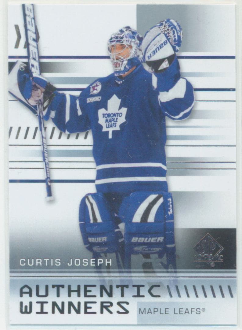 Hockey :: 2019-20 SP AUTHENTIC - CURTIS JOSEPH #AW-CJ AUTHENTIC WINNERS ...