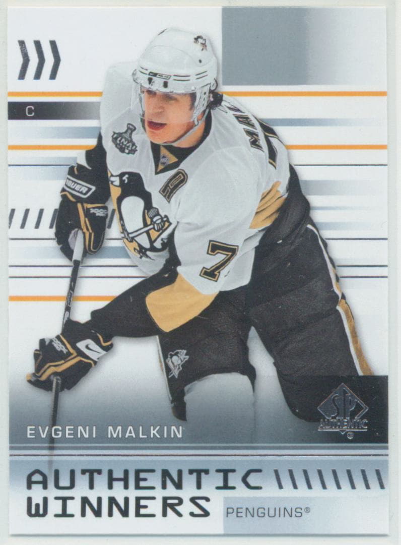Hockey :: 2019-20 SP AUTHENTIC - EVGENI MALKIN #AW-EM AUTHENTIC WINNERS ...