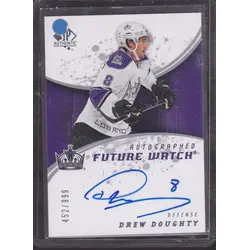 2008-09 Sp Authentic Future Watch #244 Drew Doughty #452-999 Auto Rc
