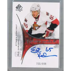 2009-10 Sp Authentic Future Watch Rc #209 Auto Karlsson #755-999
