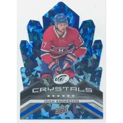 2021-22 UPPER DECK ICE - JOSH ANDERSON #IC-1 ICE CRYSTALS