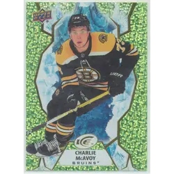2021-22 UPPER DECK ICE - CHARLIE McAVOY #13 GREEN