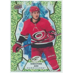 2021-22 UPPER DECK ICE - SEBASTIAN AHO #71 GREEN