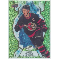 2021-22 UPPER DECK ICE - BRADY TKACHUK #99 GREEN