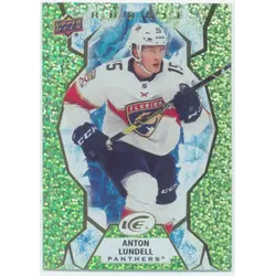 2021-22 UPPER DECK ICE - ANTON LUNDELL #101 ROOKIE GREEN