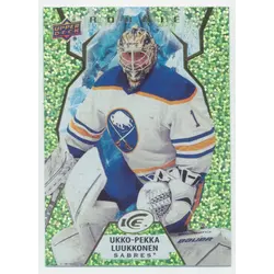 2021-22 UPPER DECK ICE - UKKO-PEKKA LUUKKONEN #102 ROOKIE GREEN