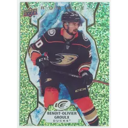 2021-22 UPPER DECK ICE - BENOIT-OLIVIER GROULX #111 ROOKIE GREEN
