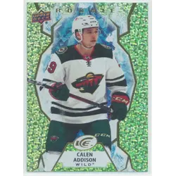 2021-22 UPPER DECK ICE - CALEN ADDISON #137 ROOKIE GREEN