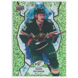 2021-22 UPPER DECK ICE - ADAM BECKMAN #139 ROOKIE GREEN