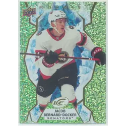 2021-22 UPPER DECK ICE - JACOB BERNARD-DOCKER #140 ROOKIE GREEN