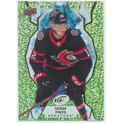 2021-22 UPPER DECK ICE - SHANE PINTO #142 ROOKIE GREEN