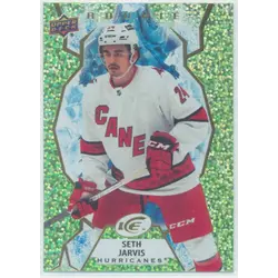 2021-22 UPPER DECK ICE - SETH JARVIS #150 ROOKIE GREEN