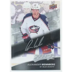 2017-18 UPPER DECK MVP - ALEXANDER WENNBERG #6 SILVER SCRIPT