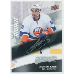 2017-18 UPPER DECK MVP - JOSH HO-SANG #245 ROOKIE SILVER SCRIPT