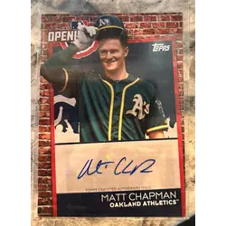 2019 Topps Opening Day Auto ODA-MC Matt Chapman