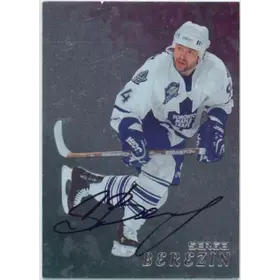 1998-99 BE A PLAYER - SERGEI BEREZIN #285 AUTOGRAPH