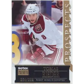 2014-15 FLEER SHOWCASE - TOBIAS RIEDER #59 SKYBOX PREMIUM 254/299