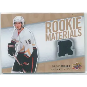 2007-08 UPPER DECK - DREW MILLER #RM-DM ROOKIE MATERIALS