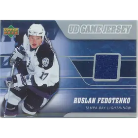2006-07 UPPER DECK - RUSLAN FEDOTENKO #J-RF GAME JERSEY