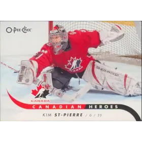 2009-10 O-PEE-CHEE - KIM ST-PIERRE #CB-KS CANADIAN HEROES