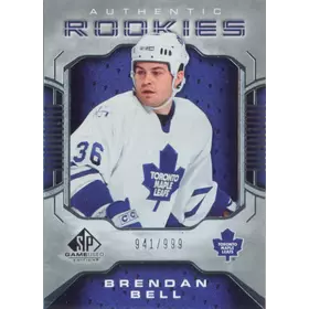 2006-07 SP GAME USED - BRENDAN BELL #155 AUTHENTIC ROOKIES 941/999