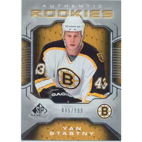 2006-07 SP GAME USED - YAN STASTNY #103 AUTHENTIC ROOKIES 895/999