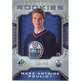 2006-07 SP GAME USED - MARC-ANTOINE POULIOT #116 AUTHENTIC ROOKIES 235/999