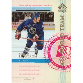 2004-05 SP AUTHENTIC - NICKLAS LIDSTROM #112 ALL WORLD TEAM