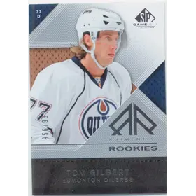 2007-08 SP GAME USED - TOM GILBERT #153 AUTHENTIC ROOKIES 956/999