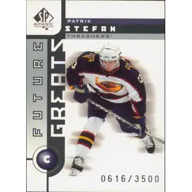 2001-02 SP AUTHENTIC - PATRIK STEFAN #121 FUTURE GREATS 616/3500