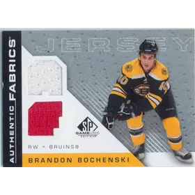 2007-08 SP GAME USED - BRANDON BOCHENSKI #AF-BR AUTHENTIC FABRICS JERSEYS