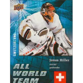 2009-10 UPPER DECK - JONAS HILLER #AW21 ALL WORLD TEAM