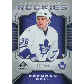 2006-07 SP GAME USED - BRENDAN BELL #155 AUTHENTIC ROOKIES 307/999