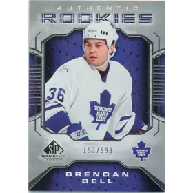 2006-07 SP GAME USED - BRENDAN BELL #155 AUTHENTIC ROOKIES 193/999