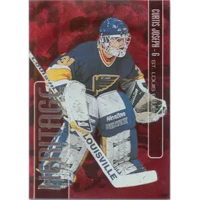 1999-00 BE A PLAYER MEMORABILIA - CURTIS JOSEPH #H-13 ALL-STAR HERITAGE RUBY 64/1000