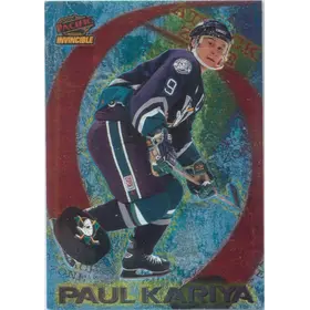 1997-98 INVINCIBLE - PAUL KARIYA #1 ATTACK ZONE