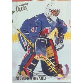 1993-94 ULTRA - JOCELYN THIBAULT #18 WAVE OF THE FUTURE