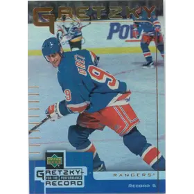 1999-00 McDONALD'S - WAYNE GRETZKY #5 GRETZKY PERFORMANCE FOR THE RECORD