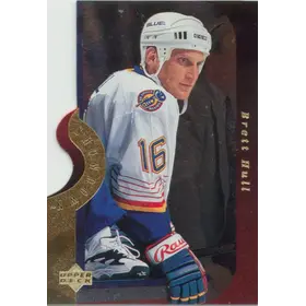 1996-97 UPPER DECK - BRETT HULL #SS15B SUPERSTAR SHOWDOWN