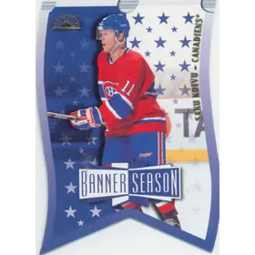 1997-98 LEAF - SAKU KOIVU #15 BANNER SEASON 2501/3500