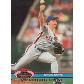 1991 Stadium Club Members Only - David Cone #DACO