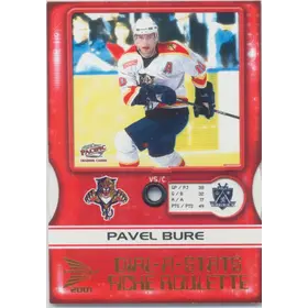 2000-01 McDONALD'S - PAVEL BURE #3 DIAL-A-STATS
