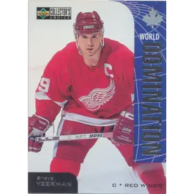 1997-98 COLLECTOR'S CHOICE - STEVE YZERMAN #W3 WORLD DOMINATION