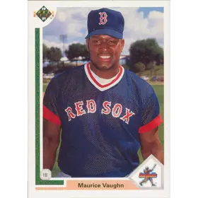 1991 Upper Deck - Maurice (Mo) Vaughn #5 Star Rookie