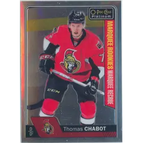 2016-17 O-PEE-CHEE PLATINUM - THOMAS CHABOT #174 MARQUEE ROOKIES