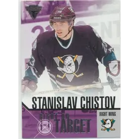 2002-03 TITANIUM - STANISLAV CHISTOV #1 RIGHT ON TARGET