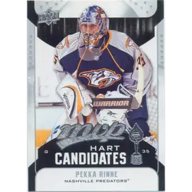 2009-10 MVP - PEKKA RINNE #HC25 HART CANDIDATE