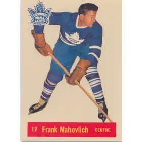 1992-93 PARKHURST - FRANK MAHOVLICH #PR-29 PARKIE REPRINTS PROMOS